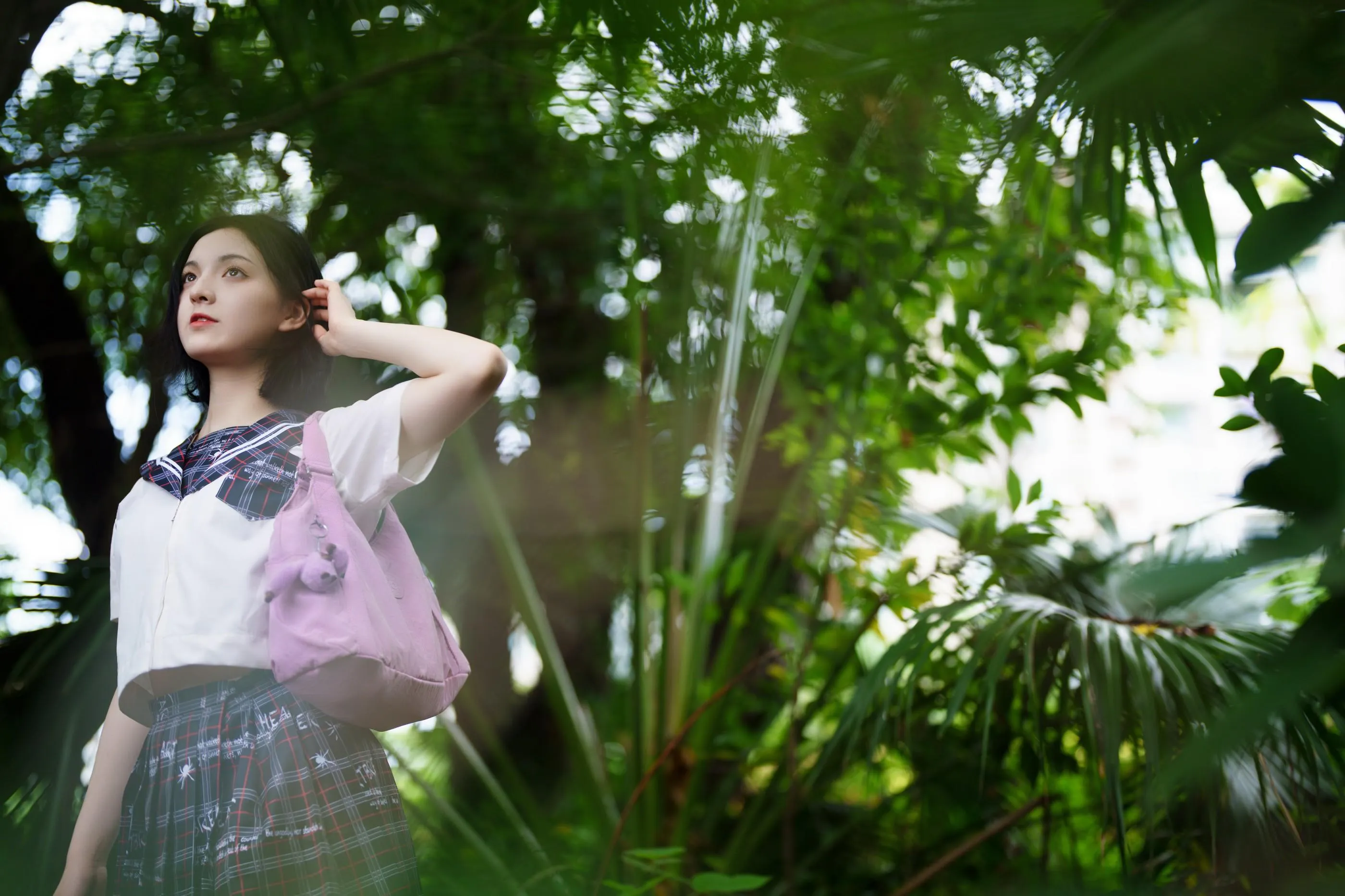 [YITUYU艺图语]2021.11.12 花田里的JK少女 dudu [51P]插图8